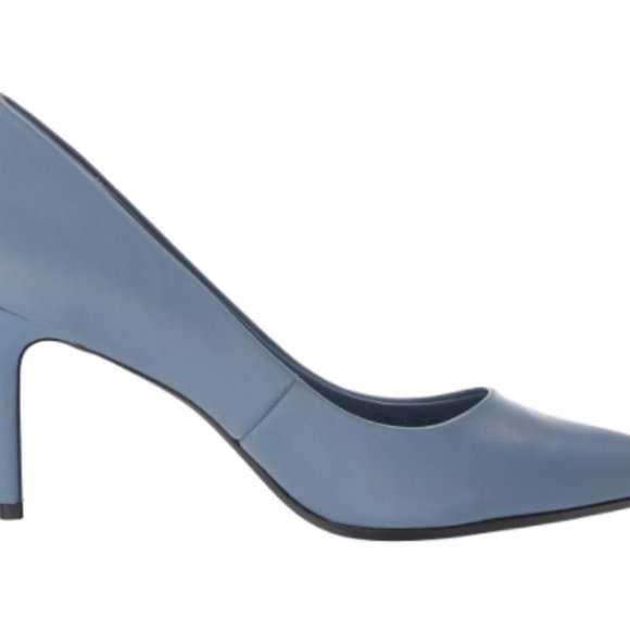 Calvin Klein Gayle Nappa Stone Blue SIZE 9.5M - Picture 5 of 12
